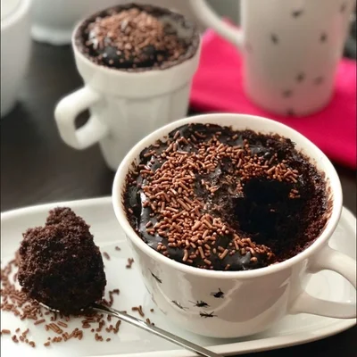 Recipe of Mug cake (chocolate) on the DeliRec recipe website