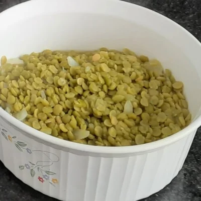 Recipe of boiled peas on the DeliRec recipe website