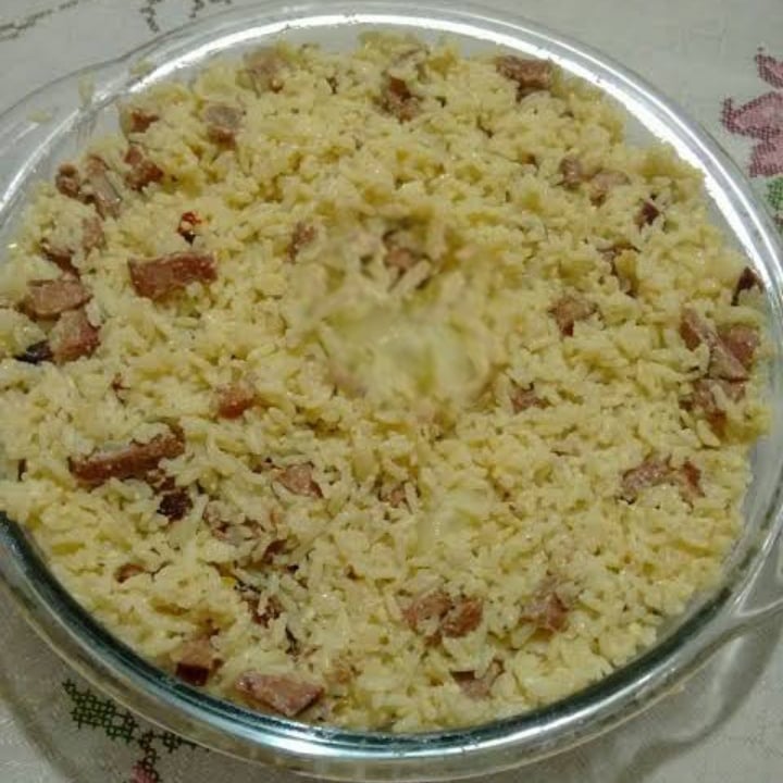 Photo of the Creamy rice with pepperoni – recipe of Creamy rice with pepperoni on DeliRec