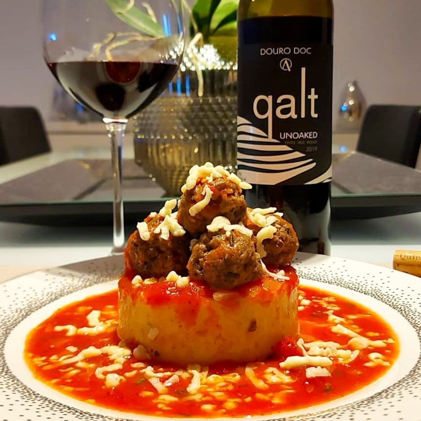 Photo of the Polenta with Meatballs in Homemade Tomato Sauce – recipe of Polenta with Meatballs in Homemade Tomato Sauce on DeliRec
