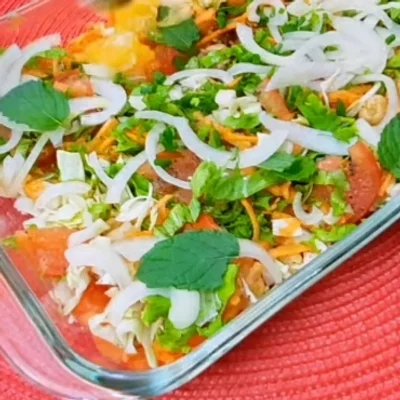 Recipe of Tropical salad on the DeliRec recipe website