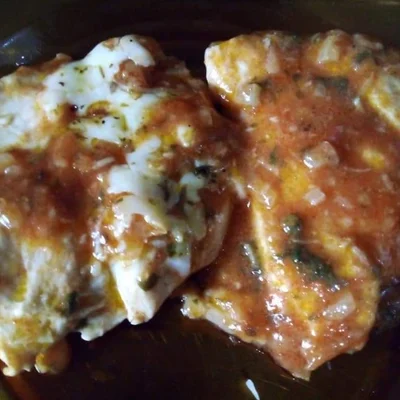 Recipe of chicken with cheese on the DeliRec recipe website