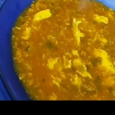 Recipe of seasoned chicken soup on the DeliRec recipe website