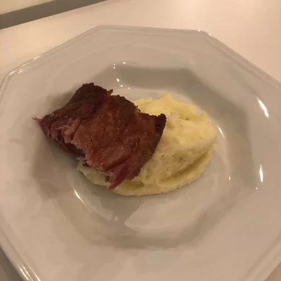 Recipe of Pork ribs with mashed potatoes on the DeliRec recipe website