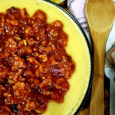Recipe of Polenta with Sausage Ragu on the DeliRec recipe website