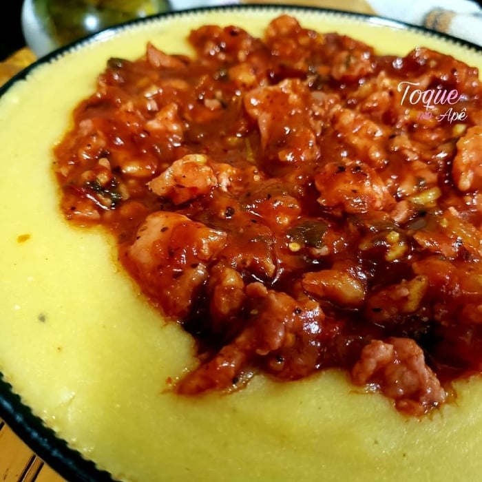 Photo of the Polenta with Sausage Ragu – recipe of Polenta with Sausage Ragu on DeliRec
