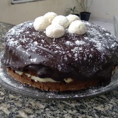 Recipe of Chocolate cake with nest milk filling on the DeliRec recipe website