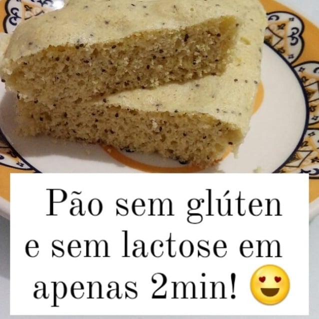 Photo of the Gluten-free and lactose-free microwave bread – recipe of Gluten-free and lactose-free microwave bread on DeliRec