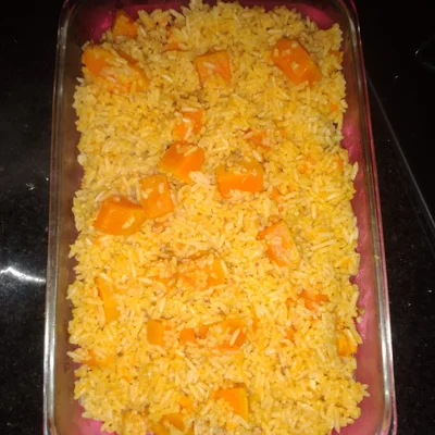Recipe of rice with pumpkin on the DeliRec recipe website