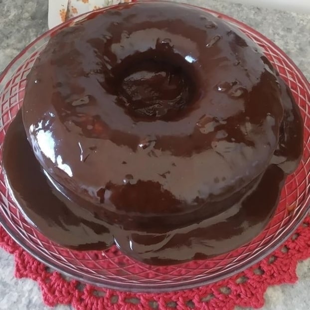 Photo of the Carrot cake (chocolate syrup) – recipe of Carrot cake (chocolate syrup) on DeliRec