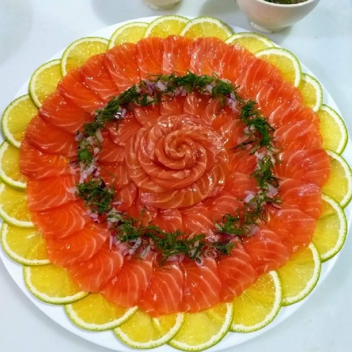 Photo of the salmon carpaccio – recipe of salmon carpaccio on DeliRec