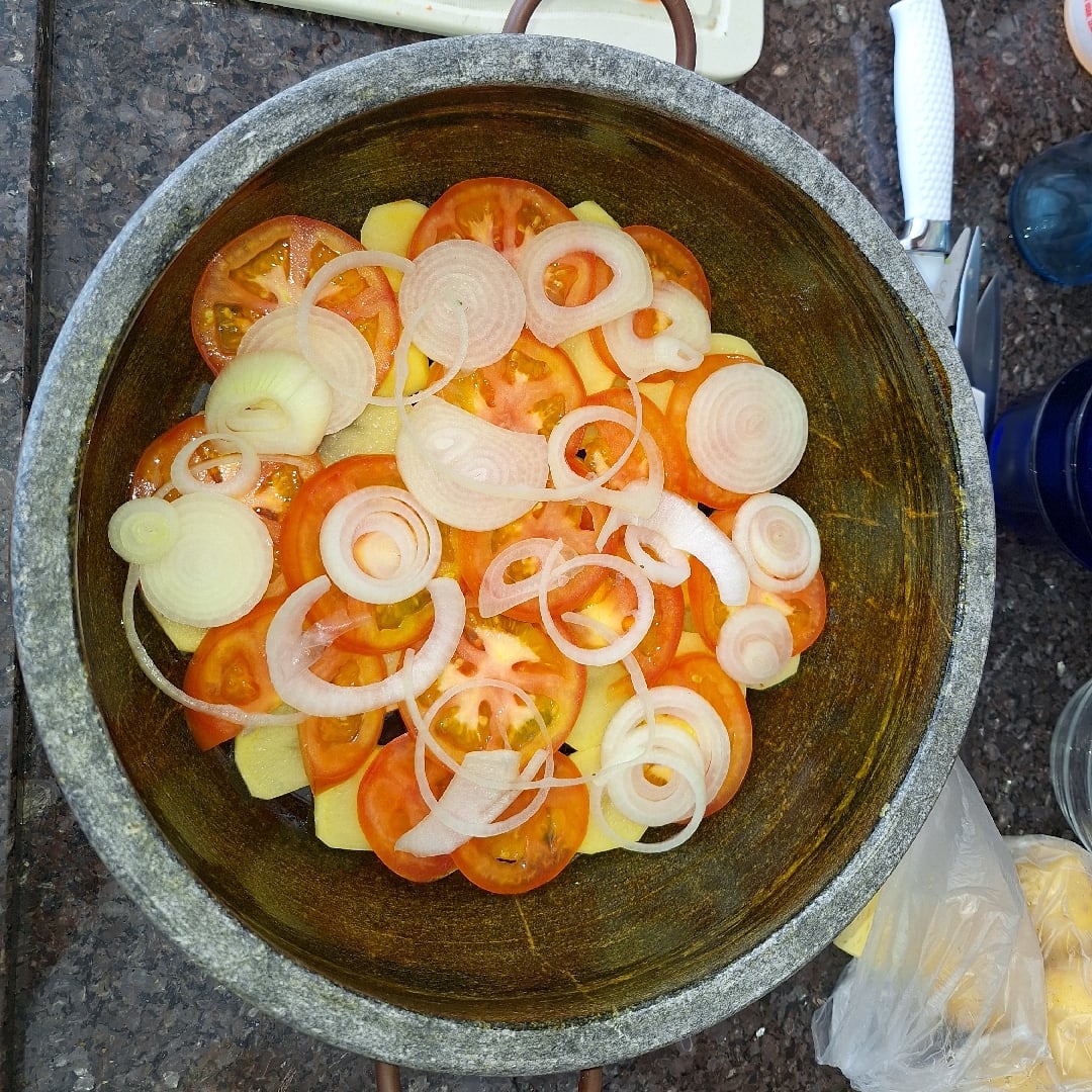 Foto della Moqueca di gattuccio con gamberetti - ricetta di Moqueca di gattuccio con gamberetti nel DeliRec