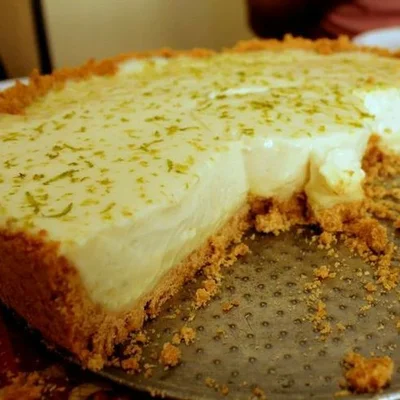 Receta de tarta de limón en el sitio web de recetas de DeliRec