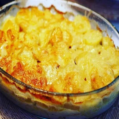 Recipe of creamed potato on the DeliRec recipe website