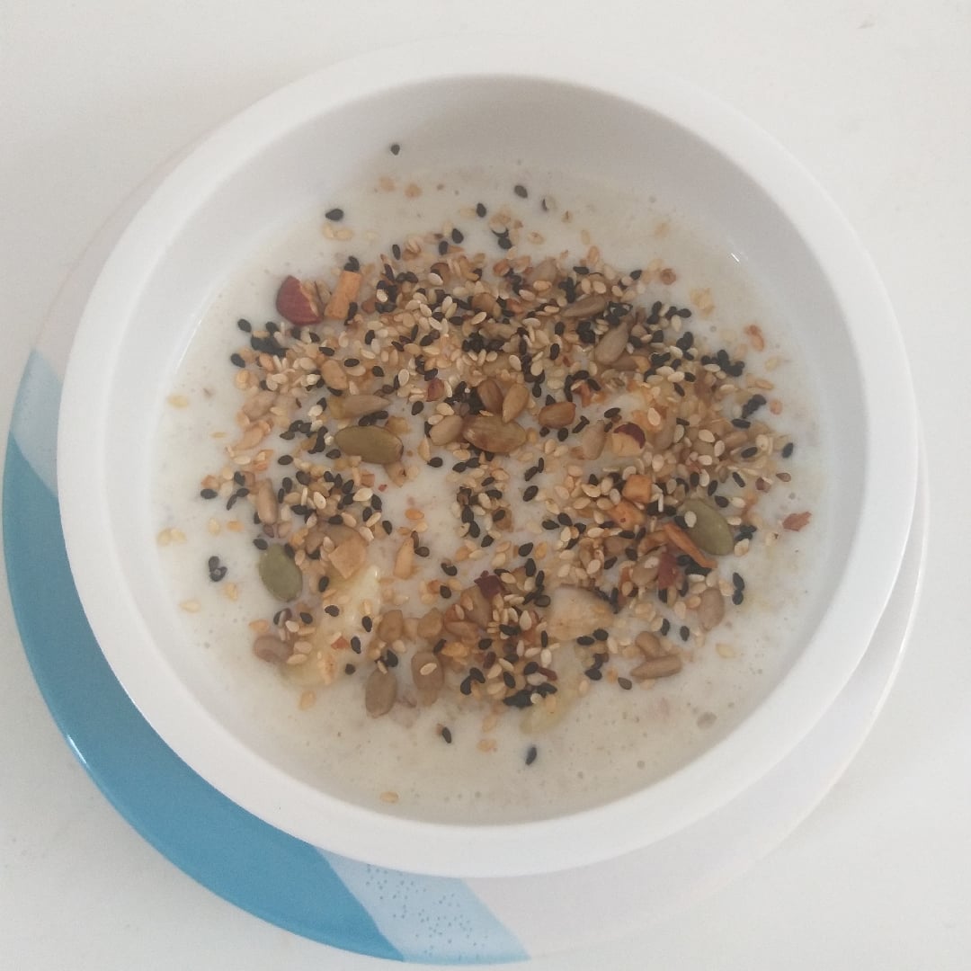 Foto da Mingau de aveia com mix de sementes  - receita de Mingau de aveia com mix de sementes  no DeliRec