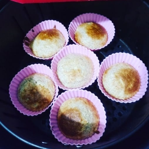 Photo of the Wholemeal banana air fryer cupcake – recipe of Wholemeal banana air fryer cupcake on DeliRec