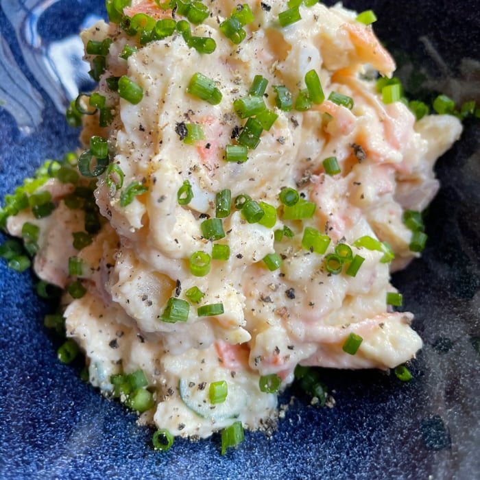 Foto da Poteto sarada (salada de batata japonesa) - receita de Poteto sarada (salada de batata japonesa) no DeliRec