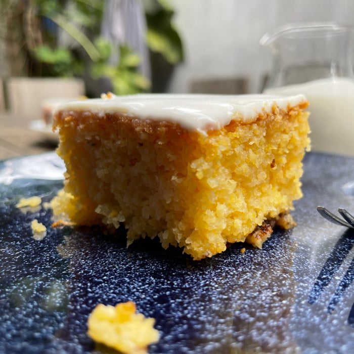 Photo of the Corn cake with cream cheese syrup – recipe of Corn cake with cream cheese syrup on DeliRec