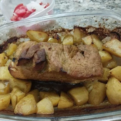 Recipe of roast ham on the DeliRec recipe website