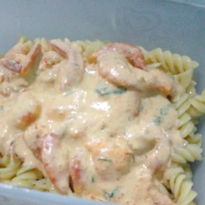 Recipe of Pasta in Shrimp Sauce on the DeliRec recipe website