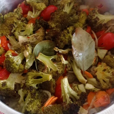 Recipe of mixed vegetables on the DeliRec recipe website