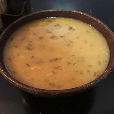 Recipe of cassava broth with bacon and sausage on the DeliRec recipe website