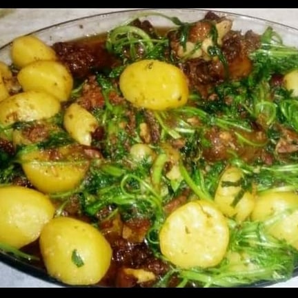 Foto da Rabada com agrião e batata - receita de Rabada com agrião e batata no DeliRec
