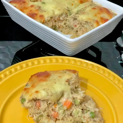 Recipe of Chicken pie with oatmeal on the DeliRec recipe website
