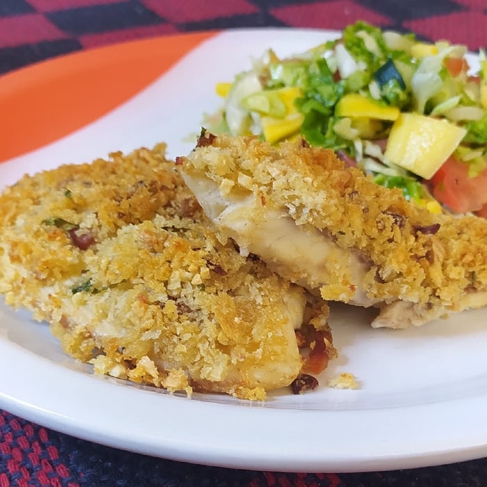 Photo of the Baked fish fillet with cashew nut crust – recipe of Baked fish fillet with cashew nut crust on DeliRec