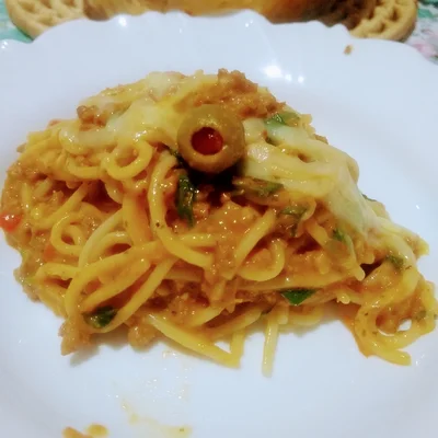 Recipe of irresistible spaghetti on the DeliRec recipe website