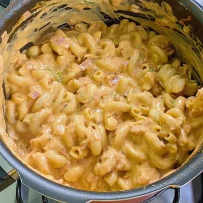 Recipe of Creamy Pasta in the Pressure Cooker on the DeliRec recipe website