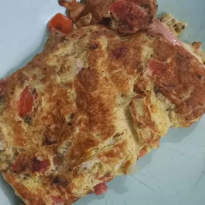 Recipe of omelet on the DeliRec recipe website
