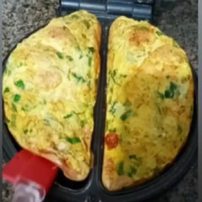 Recipe of omelet on the grill on the DeliRec recipe website
