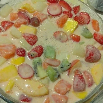 Receita de Salada de frutas gostosa 😋 no site de receitas DeliRec