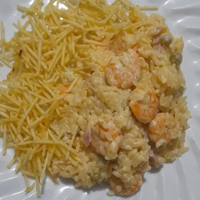 Recipe of rice with shrimp on the DeliRec recipe website