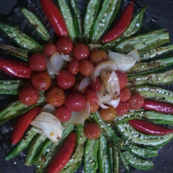 Photo of the grilled okra – recipe of grilled okra on DeliRec