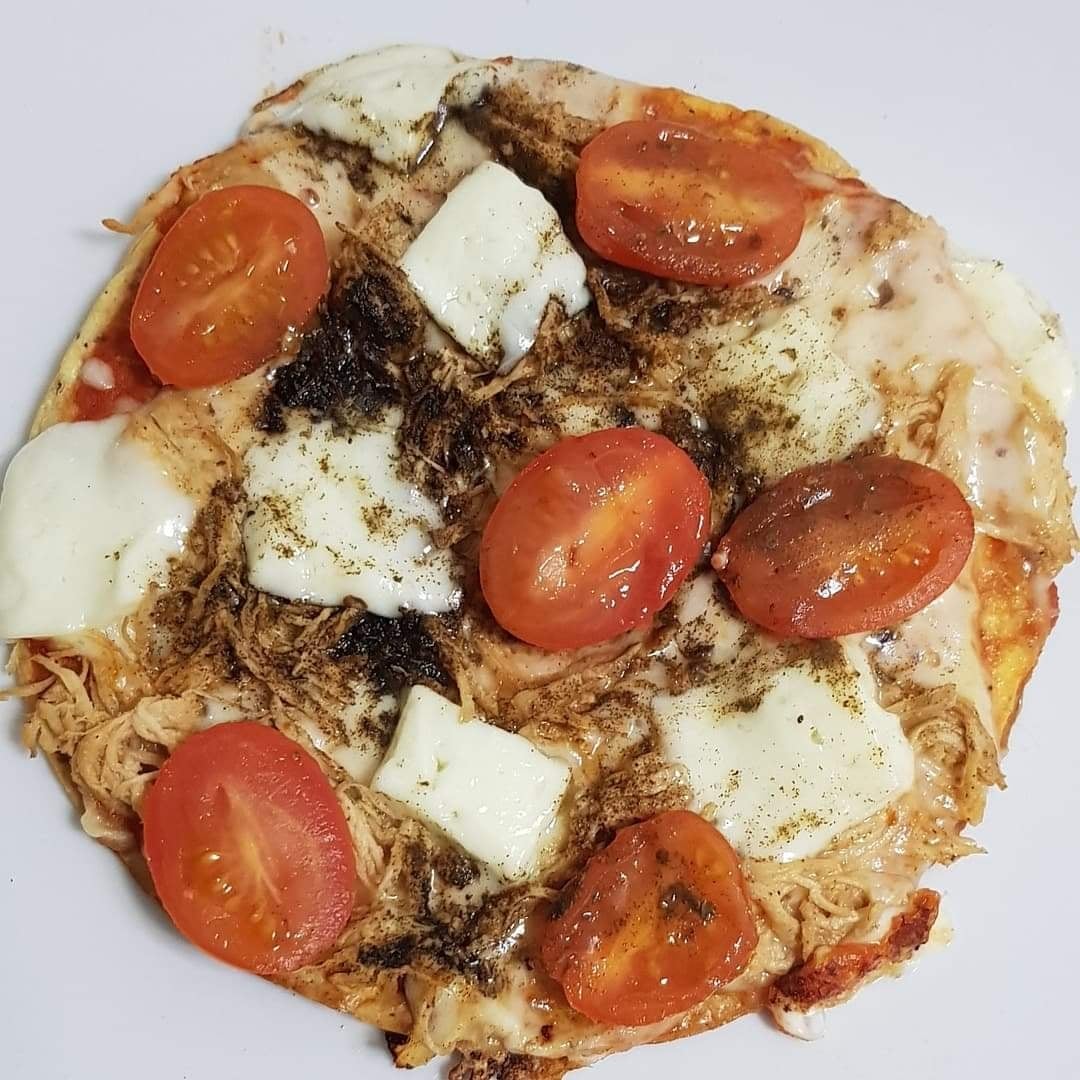 Foto da Pizza de frigideira low carb - receita de Pizza de frigideira low carb no DeliRec