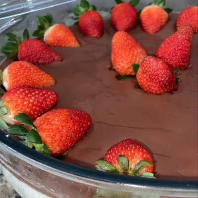 Recipe of Strawberry pavé grandma chocolate frosting on the DeliRec recipe website