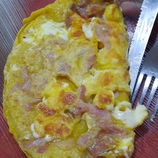 Foto da Crepeoca de presunto e queijo - receita de Crepeoca de presunto e queijo no DeliRec