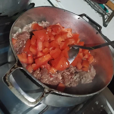 Recipe of Minced meat with tomato on the DeliRec recipe website