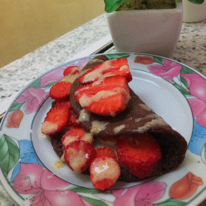 Photo of the fit cocoa pancake – recipe of fit cocoa pancake on DeliRec