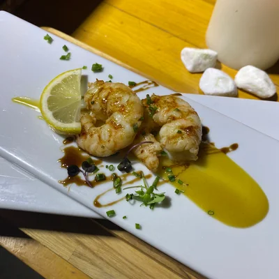 Recipe of Shrimp flambéed in cachaça 🍤 on the DeliRec recipe website