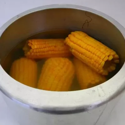 Recipe of Green corn in the pressure cooker on the DeliRec recipe website