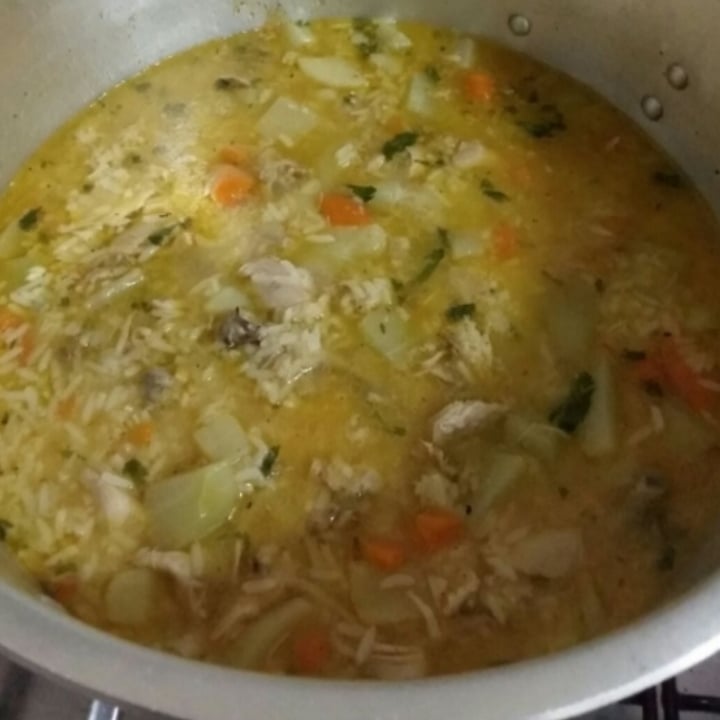 Photo of the Rice soup with chicken and vegetables – recipe of Rice soup with chicken and vegetables on DeliRec