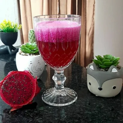 Recipe of Red Pitaya Energizing Juice on the DeliRec recipe website