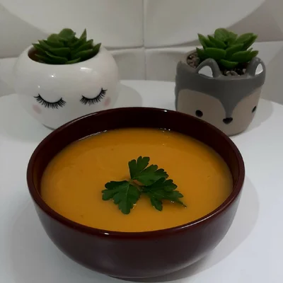 Receta de Sopa Detox De Zanahoria Y Chuchu en el sitio web de recetas de DeliRec