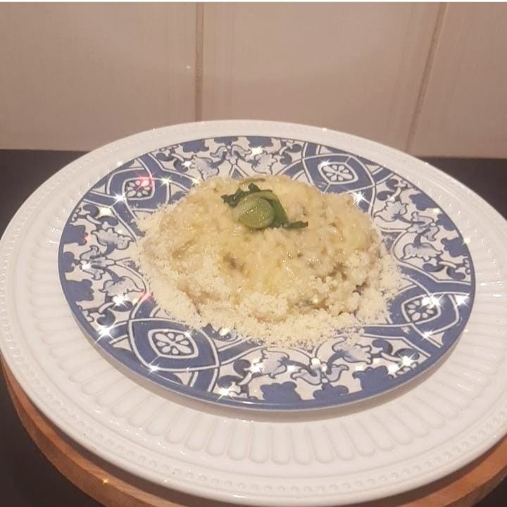 Photo of the Leek risotto with 2 cheeses. – recipe of Leek risotto with 2 cheeses. on DeliRec
