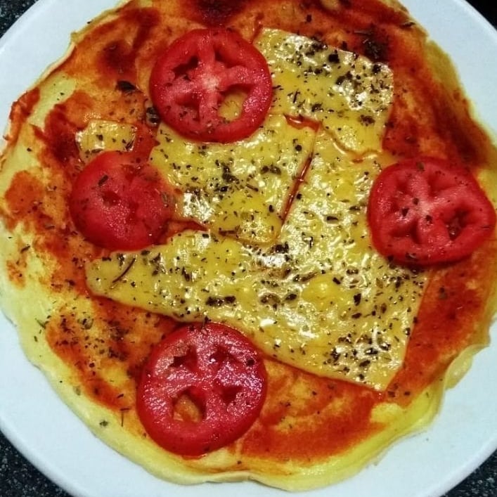 Foto da Pizza de tapioca - receita de Pizza de tapioca no DeliRec
