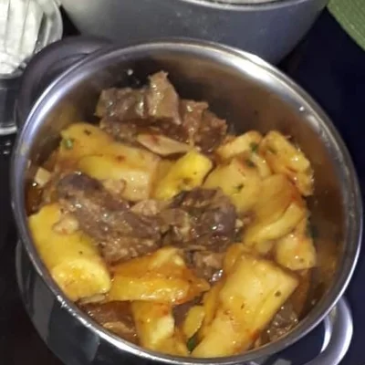 Recipe of Meat with cassava on the DeliRec recipe website