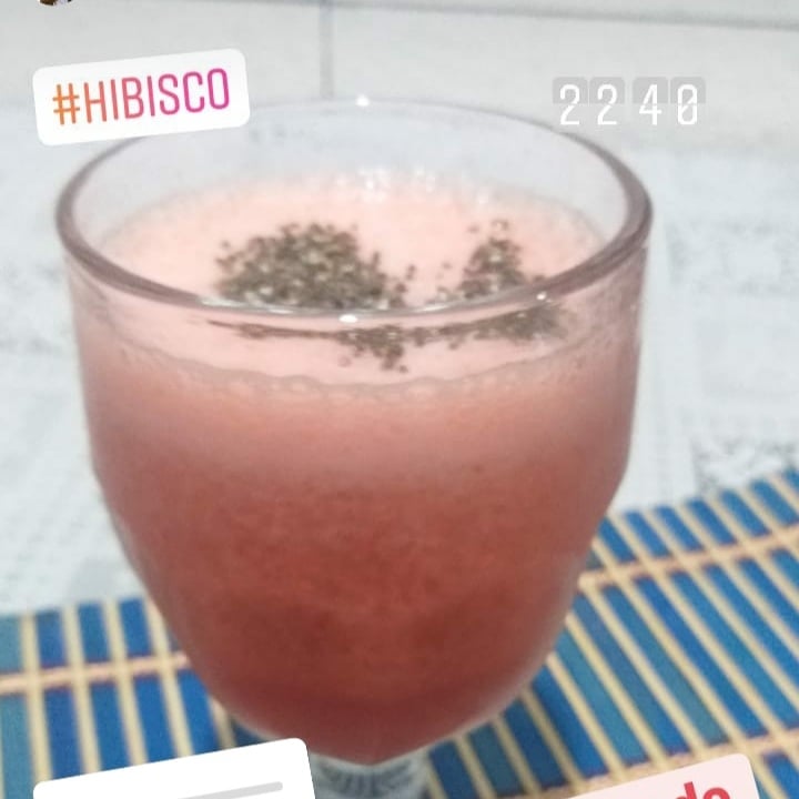 Photo of the Refreshing juice with hibiscus tea – recipe of Refreshing juice with hibiscus tea on DeliRec